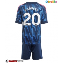 Otroške Nogometnih dresov Arsenal Noni Madueke #20 Gostujoči 2025-26 Kratki rokavi (+ hlače)